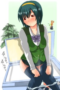 Rating: Explicit Score: 0 Tags: copier copy_machine female green_hair hairband idolmaster neck_ribbon otonashi_kotori panties panty_pull photocopying_butt producer_(idolmaster) ribbon rule34 shiina_you_(tomoshibi) shirt skirt thighhighs tomo_shibi underwear vest white_shirt User: bunchy7s