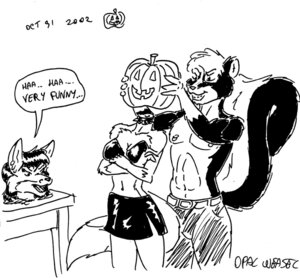 Rating: Safe Score: 0 Tags: 4_fingers anthro artist_name belt black_and_white bottomwear breasts canid canine cheek_tuft clothed clothing countershade_torso countershading crossed_arms dated detachable detachable_head dullahan duo e621 english_text european_mythology facial_tuft female fingers food fox fruit gloves_(marking) headless henryweasel irish_mythology jack-o'-lantern lilith_(tenpoundhammer) male mammal markings medium_breasts mephitid midriff miniskirt monochrome mythology navel nipples open_mouth plant pumpkin sarcasm simple_background skirt skunk soft_abs speech_bubble tail text topless topless_male triangle_nose tuft white_background User: bunchy7s Rating: Safe Score: 0 Tags: 4_fingers anthro artist_name belt black_and_white bottomwear breasts canid canine cheek_tuft clothed clothing countershade_torso countershading crossed_arms dated detachable detachable_head dullahan duo e621 english_text european_mythology facial_tuft female fingers food fox fruit gloves_(marking) headless henryweasel irish_mythology jack-o'-lantern lilith_(tenpoundhammer) male mammal markings medium_breasts mephitid midriff miniskirt monochrome mythology navel nipples open_mouth plant pumpkin sarcasm simple_background skirt skunk soft_abs speech_bubble tail text topless topless_male triangle_nose tuft white_background User: bunchy7s