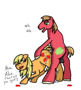 Rating: Explicit Score: 0 Tags: applejack_(mlp) big_macintosh_(mlp) earth_pony equine female friendship_is_magic fur horse male my_little_pony pony rainbow2dash rule34 smooth_skin straight User: bunchy7s
