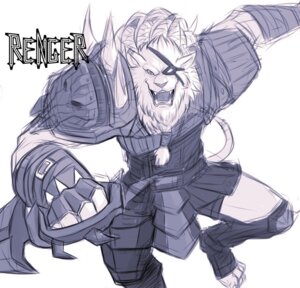 Rating: Safe Score: 0 Tags: anthro armor braided_hair drks e621 eye_patch eyewear fangs felid fur hair hi_res league_of_legends leucistic lion looking_at_viewer male mammal pantherine pauldron rengar_(lol) riot_games simple_background solo spikes teeth tencent vambrace weapon white_body white_fur User: bunchy7s