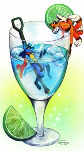Rating: Safe Score: 0 Tags: 2014 anthro beverage blue_body blue_fur canid canine cocktail_garnish container digital_media_(artwork) duo e621 food fox fruit fur galileo generation_4_pokemon glass happy haychel hi_res ice in_container lime lucario male mammal nintendo ookitsu orange_body orange_fur plant pokemon pokemon_(species) pose scarf smile tail tail_mouth unusual_anatomy unusual_tail User: bunchy7s Rating: Safe Score: 0 Tags: 2014 anthro beverage blue_body blue_fur canid canine cocktail_garnish container digital_media_(artwork) duo e621 food fox fruit fur galileo generation_4_pokemon glass happy haychel hi_res ice in_container lime lucario male mammal nintendo ookitsu orange_body orange_fur plant pokemon pokemon_(species) pose scarf smile tail tail_mouth unusual_anatomy unusual_tail User: bunchy7s