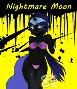 Rating: Safe Score: 0 Tags: anthro anthrofied biped black_body black_skin blue_eyes clothed clothing e621 equid equine f-81 female friendship_is_magic hasbro horn looking_at_viewer low_res mammal my_little_pony mythological_creature mythological_equine mythology nightmare_moon_(mlp) pupils royalty skimpy slit_pupils solo standing tail unicorn User: bunchy7s