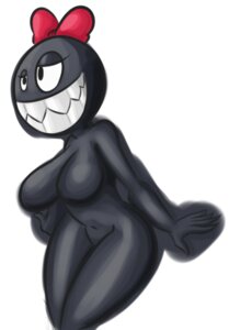 Rating: Questionable Score: 0 Tags: accessory black_body bow_(feature) bow_accessory bow_ribbon breasts chain_chomp dtmech e621 female grin hair_accessory hair_bow hair_ribbon humanoid mario_bros nintendo not_furry nude ribbons simple_background smile solo white_background wide_hips User: bunchy7s