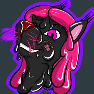 Rating: Safe Score: 0 Tags: 1:1 2013 ambiguous_gender close-up disembodied_head e621 ear_tuft felid footprint fur grey_background grin hair icon kotetsu_rexen looking_at_viewer low_res mammal melting pawprint pink_hair signature simple_background smile solo tuft whiskers User: bunchy7s
