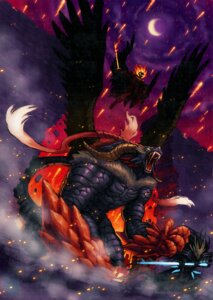Rating: Safe Score: 0 Tags: black_hair demon e621 feathered_wings feathers fire group hair magic male melee_weapon moon night outside scalie sky sword tail teeth weapon wings yellow_eyes 瞑丸 User: bunchy7s