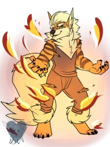 Rating: Safe Score: 0 Tags: 2014 4_toes 5_fingers anthro arcanine barefoot biped black_nose blonde_hair bottomwear brown_body brown_fur canid canine claws clothed clothing digitigrade dowski e621 fan_character feet fingers fluffy fluffy_tail front_view full-length_portrait fully_clothed fur generation_1_pokemon hair kyros_(dowski) looking_at_viewer male mammal mei5683 nintendo orange_body orange_fur pants pokemon pokemon_(species) pokemorph portrait shirt simple_background smile solo standing stripes tail tank_top toes topwear torn_bottomwear torn_clothing torn_pants torn_shirt torn_topwear yellow_eyes User: bunchy7s