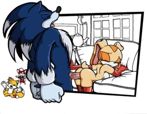 Rating: Explicit Score: 0 Tags: 2_tails aged_up anthro anthro_on_anthro bent_over blue_body blue_fur breasts butt canid canine canis chest_tuft chihuahua chip_(sonic) clothing cream_the_rabbit cuckold domestic_dog dominant e621 erection etchgerbil eulipotyphlan eyes_closed female footwear fox from_behind_position fur gaia genitals gloves group handwear hedgehog interspecies kneeling lagomorph larger_dom larger_male leporid male male/female mammal miles_prower multi_tail open_mouth penis rabbit red_fox sega sex shoes size_difference smaller_female sonic_the_hedgehog sonic_the_hedgehog_(series) sonic_the_werehog sonic_unleashed tail tight_fit tongue tongue_out toy_dog true_fox tuft vein veiny_penis vulva werecreature wereeulipotyphlan werehog white_body white_fur yellow_body yellow_fur User: bunchy7s