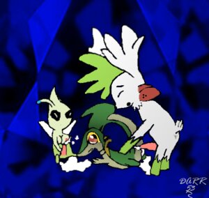 Rating: Explicit Score: 0 Tags: celebi color interspecies male male_only multiple_males nintendo pokemon pokemon_(species) rule34 shaymin snivy yaoi User: bunchy7s
