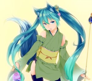 Rating: Safe Score: 0 Tags: accessory animal_humanoid armwear asian_clothing blue_eyes blue_hair canid canid_humanoid canine canine_humanoid clothing detached_sleeves e621 east_asian_clothing female fox fox_humanoid fox_tail hair hair_accessory hatsune_miku hi_res humanoid japanese_clothing legwear long_hair looking_at_viewer mammal mammal_humanoid nekokitsune0905 pigtails solo tail thigh_highs vocaloid yamaha_corporation User: bunchy7s