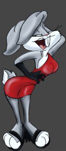 Rating: Safe Score: 0 Tags: anthro biped breasts buckteeth bugs_bunny clothed clothing crossgender dress e621 female footwear high_heels lagomorph leporid looney_tunes mammal mtf_crossgender rabbit shoes solo teeth unknown_artist warner_brothers User: bunchy7s