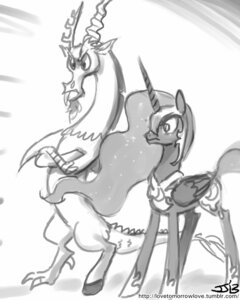 Rating: Safe Score: 0 Tags: 2013 4:5 antlers armor beard black_and_white chimera crossed_arms cutie_mark discord_(mlp) draconequus duo e621 equid equine facial_hair fangs feathered_wings feathers female feral friendship_is_magic frown hair hasbro headgear helmet horn john_joseco long_hair male mammal monochrome my_little_pony mythological_creature mythological_equine mythology nightmare_moon_(mlp) sparkles standing teeth winged_unicorn wings User: bunchy7s