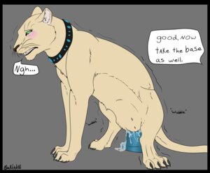 Rating: Explicit Score: 0 Tags: backlash91 bdsm black_border blush bodily_fluids border collar colored conditional_dnp dialogue digital_media_(artwork) dildo dildo_sitting e621 english_text felid female female_feral female_penetrated feral feral_penetrated genital_fluids grey_background half-closed_eyes lion mammal masturbation narrowed_eyes nipples offscreen_character pain pantherine penetration petplay roleplay saffus sex_toy shaking shivering simple_background slave solo straining stretched_vagina teeth text toying_self vaginal vaginal_fluids vaginal_masturbation vaginal_penetration wince User: bunchy7s