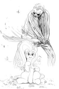 Rating: Safe Score: 0 Tags: 2:3 attack digital_drawing_(artwork) digital_media_(artwork) duo e621 equid equine feathered_wings feathers female feral fluttershy_(mlp) friday_the_13th_(series) friendship_is_magic greyscale hasbro hi_res horror_(theme) horse humanoid imminent_death jason_voorhees looking_at_viewer machete male mammal melee_weapon monochrome my_little_pony mythological_creature mythological_equine mythology oblivious pegasus quadruped sketch sunibee tail weapon wings User: bunchy7s