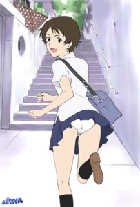 Rating: Questionable Score: 0 Tags: 1girls ass backpack bag black_kneehighs black_legwear blouse brown_eyes brown_hair female footwear kneehighs konno_makoto looking_at_viewer looking_back miniskirt moriya_naoki open_mouth panties pantyshot pleated_skirt randoseru rule34 running school_bag school_uniform seifuku serafuku shirt shoes short_hair skirt smac socks solo the_girl_who_leapt_through_time toki_wo_kakeru_shoujo underwear watermark white_panties white_shirt User: bunchy7s