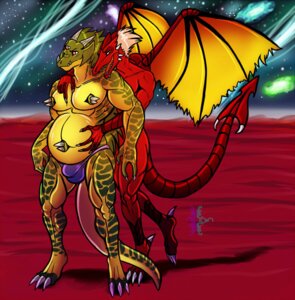 Rating: Questionable Score: 0 Tags: 3_eyes 3_toes alien anthro belly bulge claws clothing dragon duo e621 fangs feet green_body grin hair hand_on_belly hi_res hug imminent_sex kraid male male/male membrane_(anatomy) membranous_wings metroid monster multi_eye musclegut muscular mythological_creature mythological_scalie mythology naughty_face ne0n-bandicoot nintendo open_mouth red_body red_eyes ridley scalie seductive sharp_teeth slightly_chubby smile smirk space space_dragon_(metroid) speedo spikes star swimwear tail teeth toes underwear wings yellow_eyes User: bunchy7s