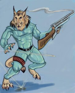 Rating: Safe Score: 0 Tags: abigail_hamaker anthro claws clothing e621 felid feline gun lynx male mammal ranged_weapon solo suit tail weapon User: bunchy7s