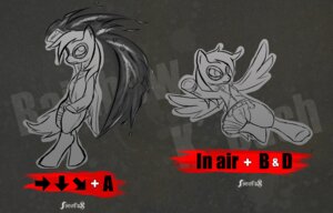 Rating: Safe Score: 0 Tags: directional_arrow e621 emulation equid equine feathered_wings feathers female fight freefox friendship_is_magic grey_background greyscale hair hasbro hi_res horse long_hair mammal monochrome multiple_poses my_little_pony mythological_creature mythological_equine mythology pegasus pose rainbow_dash_(mlp) red_cross simple_background snk solo wings User: bunchy7s