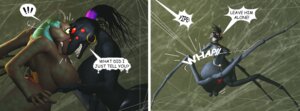 Rating: Explicit Score: 0 Tags: angry arachnid arthropod arthropod_webbing breasts comic dialogue duo e621 english_text female insect insect_wings lorddarke nipples non-mammal_breasts non-mammal_nipples piercing red_eyes speech_bubble spider taur text wings User: bunchy7s