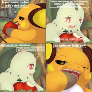 Rating: Safe Score: 0 Tags: 1:1 2010 apple chikorita colored comic conditional_dnp day detailed_background dialogue duo e621 eating english_text female food fruit generation_1_pokemon generation_2_pokemon insomniacovrlrd male mammal multiple_scenes nintendo outside plant pokemon pokemon_(species) raichu red_eyes rodent text toony User: bunchy7s Rating: Safe Score: 0 Tags: 1:1 2010 apple chikorita colored comic conditional_dnp day detailed_background dialogue duo e621 eating english_text female food fruit generation_1_pokemon generation_2_pokemon insomniacovrlrd male mammal multiple_scenes nintendo outside plant pokemon pokemon_(species) raichu red_eyes rodent text toony User: bunchy7s