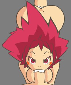 Rating: Explicit Score: 0 Tags: :>= ass blush cum cum_in_mouth female kumatora mother_(series) mother_3 pink_hair rule34 spitroast uncensored User: bunchy7s