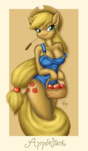 Rating: Safe Score: 0 Tags: anthro anthrofied apple applejack_(mlp) basket breasts chewing chewing_grass cleavage clothed clothing container cutie_mark e621 earth_pony equid equine female food friendship_is_magic fruit hasbro hat headgear headwear hi_res hirurux horse mammal my_little_pony object_in_mouth overalls overalls_only plant pony shirtless simple_background solo tail toony wheat User: bunchy7s