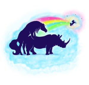 Rating: Explicit Score: 0 Tags: all_fours doggystyle duo e621 equid equine female feral feral_on_feral from_behind_position horn horse interspecies male male/female mammal mythological_creature mythological_equine mythology phil_jones rainbow rainbow_arch rhinoceros sex simple_background tail trailing_rainbow unicorn white_background User: bunchy7s