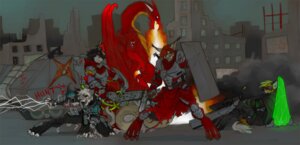 Rating: Safe Score: 0 Tags: anthro breath_powers canid canine canis clothed clothing digital_media_(artwork) dragon e621 electricity elemental_manipulation felid fight fire fire_breathing fire_manipulation group gun heavy_armor heavy_weapons lightning magic_user male mammal membrane_(anatomy) membranous_wings mythological_creature mythological_scalie mythology pav ranged_weapon rifle scalie tail weapon wings wolf User: bunchy7s