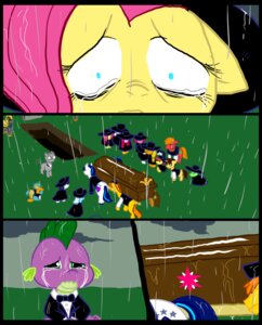 Rating: Safe Score: 0 Tags: 2012 anthro applejack_(mlp) big_macintosh_(mlp) blonde_hair blue_eyes blue_hair bodily_fluids clothed clothing coffin comic crying cutie_mark dialogue digital_media_(artwork) dragon e621 earth_pony english_text equid equine female feral fluttershy_(mlp) friendship_is_magic funeral fur green_eyes grey_body grey_fur group hair hasbro hat headgear headwear horn horse male mammal metal_(artist) mr._cake_(mlp) my_little_pony mythological_creature mythological_equine mythological_scalie mythology orange_body orange_fur outside pink_hair pony purple_body purple_hair raining rarity_(mlp) red_body red_fur sad scalie shining_armor_(mlp) snails_(mlp) snips_(mlp) spike_(mlp) tears tears_of_sadness tears_on_cheek text the_feels unicorn white_body white_fur yellow_body yellow_fur young young_anthro young_feral User: bunchy7s