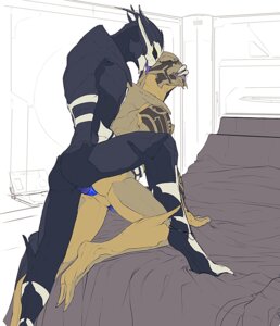 Rating: Explicit Score: 0 Tags: alien anal anal_penetration bed bioware butt condom duo e621 electronic_arts erection finger_fetish finger_in_mouth finger_play fingers from_behind_position furniture genitals hand_on_hip inside intraspecies kneeling licking male male/male male_penetrated male_penetrating male_penetrating_male mass_effect meken neck_lick nude open_mouth penetration penis safe_sex sex sexual_barrier_device standing step_pose tongue tongue_out turian von_verrikan wearing_condom xern_polito User: bunchy7s