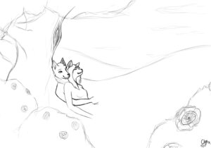Rating: Safe Score: 0 Tags: 2013 ambiguous_gender anthro ashine canid canine canis chiroina chyo duo e621 female flower graphite_(artwork) happy lillia love lying mammal monochrome pen_(artwork) plant romantic romantic_couple rose_(flower) rux traditional_media_(artwork) tree wolf User: bunchy7s