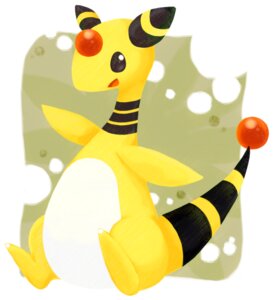 Rating: Safe Score: 0 Tags: ambiguous_gender ampharos e621 generation_2_pokemon long_tail looking_at_viewer nintendo pokemon pokemon_(species) runi simple_background smile solo tail white_background yellow_body yellow_skin User: bunchy7s