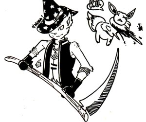 Rating: Questionable Score: 0 Tags: ambiguous_gender anthro black_and_white blood bodily_fluids canid canine clothing death divi duo e621 eevee felid generation_1_pokemon gloves handwear magic_user mammal melee_weapon monochrome nintendo nura pokemon pokemon_(species) polearm scythe topwear vest weapon User: bunchy7s