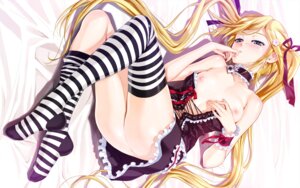 Rating: Explicit Score: 0 Tags: 1girls ass bed blonde_hair blue_eyes blush breasts female female_only game_cg happoubi_jin kanojo_x_kanojo_x_kanojo nipples no_bra no_panties nopan orifushi_mafuyu ribbons rule34 solo thighhighs User: bunchy7s