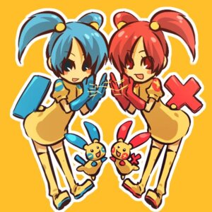 Rating: Safe Score: 0 Tags: 1:1 alternate_species blue_eyes blue_hair boots clothing cosplay dress e621 female footwear generation_3_pokemon gloves group hair handwear hitec human humanized legwear mammal minun moemon nintendo orange_background pigtails plusle pokemon pokemon_(species) red_eyes red_hair shoes sibling_(lore) simple_background thigh_boots thigh_highs twins_(lore) yellow_clothing yellow_dress User: bunchy7s Rating: Safe Score: 0 Tags: 1:1 alternate_species blue_eyes blue_hair boots clothing cosplay dress e621 female footwear generation_3_pokemon gloves group hair handwear hitec human humanized legwear mammal minun moemon nintendo orange_background pigtails plusle pokemon pokemon_(species) red_eyes red_hair shoes sibling_(lore) simple_background thigh_boots thigh_highs twins_(lore) yellow_clothing yellow_dress User: bunchy7s