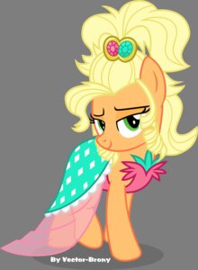 Rating: Safe Score: 0 Tags: 2014 absurd_res alpha_channel apple_jewel_(mlp) applejack_(mlp) blonde_hair clothed clothing drag_(fashion) drag_queen dress e621 earth_pony equid equine eyebrows eyelashes female feral friendship_is_magic fur gem green_eyes hair half-closed_eyes hasbro hi_res hooves horse jewelry long_hair looking_at_viewer mammal my_little_pony narrowed_eyes orange_body orange_fur pony simple_background smile solo standing transparent_background vector-brony User: bunchy7s