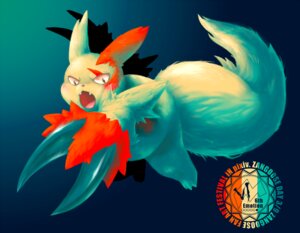 Rating: Safe Score: 0 Tags: ambiguous_gender claws e621 english_text fangs fur generation_3_pokemon markings maysnowos nintendo pokemon pokemon_(species) red_markings slightly_chubby solo teeth text white_body white_fur zangoose zangoose_day 插頭 User: bunchy7s