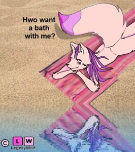 Rating: Questionable Score: 0 Tags: anthro beach canid canine canis colored e621 english_text female fox hair hybrid legecywolf mammal nude nude_beach on_towel outside purple_hair seaside solo tail text towel wolf User: bunchy7s