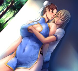 Rating: Questionable Score: 0 Tags: 2girls blonde_hair blush breast_grab breasts brown_eyes brown_hair bun_cover buruma capcom china_dress chinadress chinese_clothes chun-li cleavage clothes covered_navel crossover double_bun emilie_de_rochefort erect_nipples female female_only groping groping_from_behind gym_uniform hair hand_under_clothes hands_under_clothes human kongeraatio large_breasts long_hair minidress multiple_females nipple_bulge nipples no_bra no_panties pokies rule34 short_dress side_slit skin_tight straight_hair street_fighter street_fighter_x_tekken tekken tekken_x_street_fighter yuri User: bunchy7s