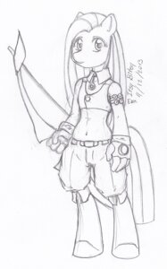 Rating: Safe Score: 0 Tags: 2013 anthro bow_(weapon) clothing e621 equid equine evangle female hasbro holding_object holding_weapon horse itsy_bitsy mammal my_little_pony pony ranged_weapon sketch solo tail weapon User: bunchy7s