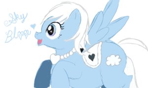 Rating: Safe Score: 0 Tags: blue_body blue_feathers blue_fur cutie_mark e621 equid equine fan_character feathered_wings feathers female feral friendship_is_magic fur hasbro heart_symbol jewelry mammal my_little_pony mythological_creature mythological_equine mythology necklace open_mouth pegasus quadruped simple_background skybloo_(mlp) solo tail unknown_artist white_background wings User: bunchy7s