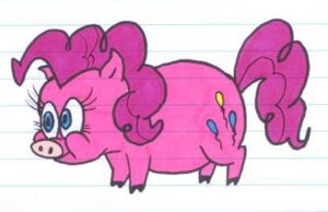 Rating: Safe Score: 0 Tags: 2013 alternate_species blakej blue_eyes cutie_mark domestic_pig e621 female feral friendship_is_magic hair hasbro humor low_res mammal my_little_pony pink_hair pinkie_pie_(mlp) quadruped smile solo suid suine sus_(pig) tail traditional_media_(artwork) what what_has_science_done User: bunchy7s