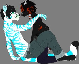 Rating: Safe Score: 0 Tags: akiko_(basillicus) alpha_channel anthro basillicus black_body black_fur black_hair blue_markings canid canine canis clothing domestic_dog duo e621 felid fur g3n0cyd3 hair male male/male mammal markings pantherine simple_background tail tiger transparent_background white_body white_fur User: bunchy7s