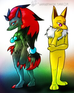 Rating: Safe Score: 0 Tags: 2012 ambiguous_gender anthro anthrofied atticus_(thepipefox) canid canine duo e621 eyewear fur generation_1_pokemon generation_5_pokemon glasses hypno_(pokemon) keatonnoir mammal neck_tuft nintendo nude pince-nez pokemon pokemon_(species) pokemorph standing tuft zoroark User: bunchy7s