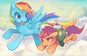 Rating: Safe Score: 0 Tags: aircraft blue_body blue_feathers blue_fur cloud cutie_mark duo e621 equid equine feathered_wings feathers female feral flying friendship_is_magic fur hair hasbro helicopter hi_res mammal multicolored_hair my_little_pony mythological_creature mythological_equine mythology pegasus pink_hair purple_hair quadruped rainbow_dash_(mlp) rainbow_hair reptile scalie scootaloo_(mlp) suizilla tail tank_(mlp) tortoise turtle vehicle wings young young_feral User: bunchy7s