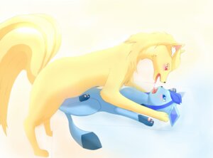 Rating: Explicit Score: 0 Tags: all_fours ambiguous_gender blue_body blue_eyes blue_fur bodily_fluids canid canine cum duo e621 eeveelution eye_contact feral feral_on_feral fur generation_1_pokemon generation_4_pokemon genital_fluids glaceon interspecies kamikaze_hitomaru kissing looking_at_another lying mammal multi_tail ninetales nintendo on_back pawpads paws pokemon pokemon_(species) red_eyes tail yellow_body yellow_fur User: bunchy7s