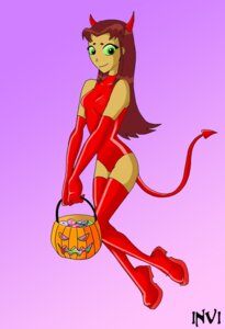 Rating: Safe Score: 0 Tags: 2005 alien boots candy cartoon_network clothing comic costume dc_comics dessert e621 female food footwear gloves green_eyes hair halloween handwear hi_res holidays horn humanoid invi16 leotard monotone_clothing monotone_leotard not_furry on_model red_hair shoes solo starfire_(teen_titans) tail tamaranean teen_titans teen_titans_(television_series) User: bunchy7s