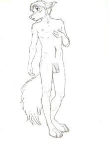 Rating: Explicit Score: 0 Tags: 2009 anthro arjuna balls big_feet biped black_and_white canid canine canis casual_nudity circumcised digitigrade e621 feet flaccid full-length_portrait genitals humanoid_genitalia humanoid_penis line_art male male_anthro mammal monochrome nude nude_anthro nude_male penis portrait pose skinny solo tail three-quarter_view wolf User: bunchy7s