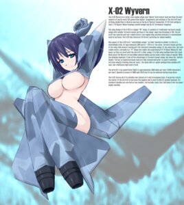 Rating: Questionable Score: 0 Tags: 1girls ace_combat_04 airplane arms_behind_head breasts english erect_nipples female jet large_breasts mecha_musume ne_hostler nipples rule34 text underboob wyvern x-02_wyvern User: bunchy7s
