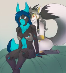 Rating: Questionable Score: 0 Tags: anthro bed blue_eyes blue_hair breast_grab breasts cybernetics cyborg digital_media_(artwork) duo e621 female female/female fluffy fluffy_tail furniture grey_hair grope hair hand_on_breast horn jailbird kitara_cydonis machine mammal multicolored_hair nipples nude obsidian_(character) red_eyes robot shaded spragon tail User: bunchy7s Rating: Questionable Score: 0 Tags: anthro bed blue_eyes blue_hair breast_grab breasts cybernetics cyborg digital_media_(artwork) duo e621 female female/female fluffy fluffy_tail furniture grey_hair grope hair hand_on_breast horn jailbird kitara_cydonis machine mammal multicolored_hair nipples nude obsidian_(character) red_eyes robot shaded spragon tail User: bunchy7s