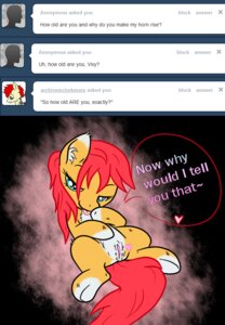 Rating: Explicit Score: 0 Tags: anthro clitoris e621 english_text equid equine female fur genitals hair hasbro heart_symbol horse mammal mane my_little_pony nude pony red_hair seductive solo tail teal_eyes text tongue tumblr vixy_(artist) vixy_hooves vulva young young_anthro young_female User: bunchy7s